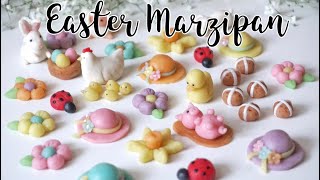 Easter Marzipan  Almond Marzipan  Marzipan Toppers  Easy Marzipan No Cook Eggless Recipe [upl. by Fidelis478]