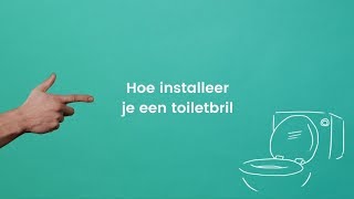 soaknl  Hoe installeer je een toiletbril [upl. by Ennoryt]