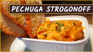 Receta de la pechuga Strogonoff  Hoy cocinamos con [upl. by Ag]