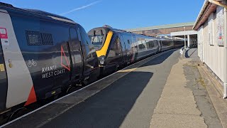 Avanti Voyagers departing Holyhead for London Euston 18092024 [upl. by Obala809]