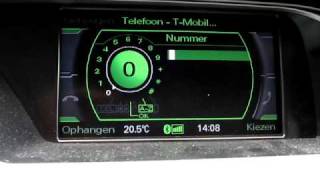 Audi a4 met MMI basic Originele BT module achteraf ingebouwd [upl. by Aenet]