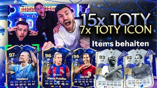 Wir haben 15x TOTY  7x TOTY ICON GEZOGEN 😱 TOTY Streamer WG Best Of PACK OPENING 🔥 EA FC 24 [upl. by Baumbaugh708]