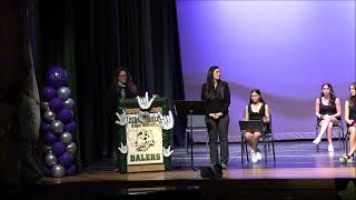 Farmingdale High School ASL Honor Society Induction 2024 [upl. by Hobbie]