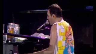 Queen  Bohemian Rhapsody Live At Wembley Stadium 1986 [upl. by Jonme]