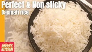 How to Cook Basmati Rice Perfectly  Tips for non sticky basmati rice for biryani and fried rice [upl. by Aynotel]