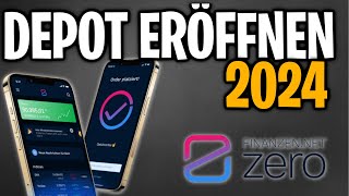 Depot eröffnen bei Finanzennet Zero Tutorial [upl. by Lemak353]