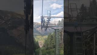 12EUB Ciampinoi  Wolkenstein Val Gardena 2024 agamatic valgardena seilbahn [upl. by Acirt]