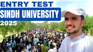 Pre Entry Test 2025  University of Sindh Jamshoro  shahe vlogs [upl. by Starinsky]