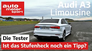 Audi A3 Limousine QuattroStufenheck kurz vor der Ablösung  TestReview  auto motor und sport [upl. by Kolosick207]