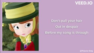 A Recipe For Adventure Lyrics Sofia The First  Great Aunt  Venture Princess Song [upl. by Misak]