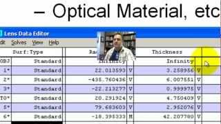 Zemax Tutorial  1  Lens Data Editor Interface [upl. by Rannug880]