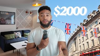 2000 LONDON APARTMENT TOUR vs NYC [upl. by Ayokal53]