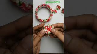 Handmade clay flowers jewelry clayarts912 foryou viral fyp handmade flowers jewelry [upl. by Frasco262]