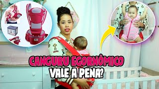 CANGURU ERGONÔMICO COMO USAR E VALE A PENA COMPRAR [upl. by Behka171]