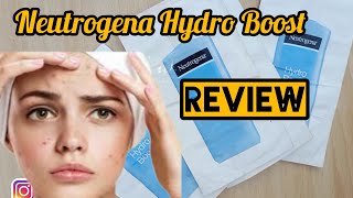 Neutrogena® Hydro Boost Water Gel Review  Hydration with Hyaluronic Acid  Honest Test amp Resultsquot [upl. by Evanne]