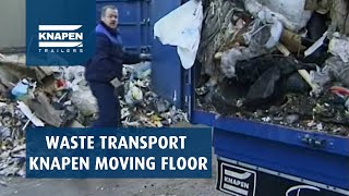 Waste transport with KNAPEN moving floor [upl. by Llednol462]