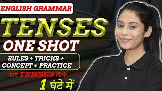 All Tenses in 1 Hour with Tricks 🔥 Tense in English Grammar  Present  Past and Future  One Shot [upl. by Rame]