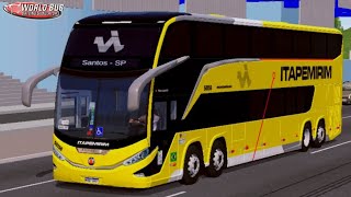 Marcopolo G8 1800 DD 8X2  Viação Nova Itapemirim Suzantur  D São Paulo X Santos SP wbds [upl. by Valdis]