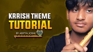 😱Krish Flute Theme Tutorial❤️‍🔥  Aditya Joshi  Easiest way to learn [upl. by Grizelda]