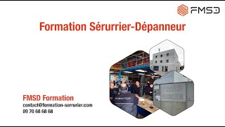 Formation serrurier dépanneur Certification RNCP eligible CPF [upl. by Adnuhsal601]