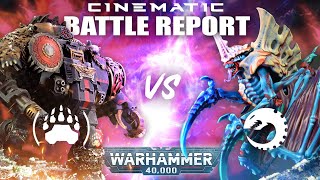 40k Cinematic Battle Report Space Bears VS Tyranids 10th Edition [upl. by Emera]