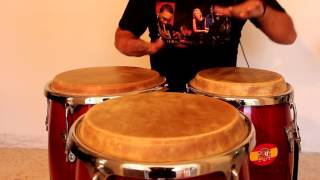 Congas Improv Salsa Music Backing Track [upl. by Washburn]