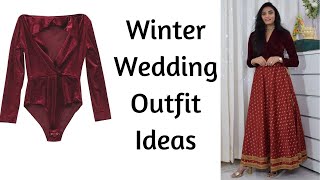 Winter Wedding Hacks amp Outfit Ideas  Winter Weddings Style Tips  Aanchal [upl. by Sukram129]