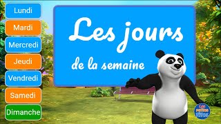 Apprendre les jours de la semaine en français French days of the week [upl. by Kyred983]