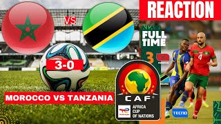 Morocco vs Tanzania 30 Live Stream Africa Cup Nations AFCON Football Match Score Highlights Direct [upl. by Innad]