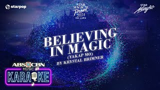 Krystal Brimner  Believing In Magic Yakap Mo  Karaoke [upl. by Dewhirst]