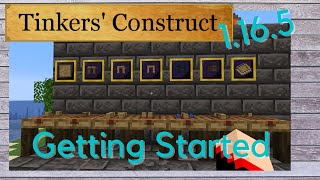 Tinkers Construct 1165  How to start with Tinkers Construct  Minecraft Mod Spotlight [upl. by Adlitam]