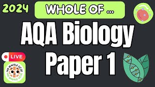 Whole of AQA Biology Paper 1 revision through Exam Questions [upl. by Arrik]