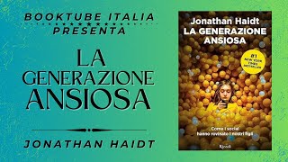 Presentazione Libro “LA GENERAZIONE ANSIOSA” di Jonathan Haidt [upl. by Roselba]