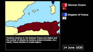 Wars The French Invasion of Algiers 1830 Every Day [upl. by Teresita]