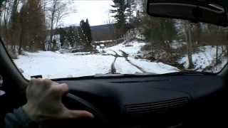 offroad in snow with Audi A4 Quattro [upl. by Menashem]