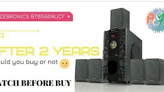 Zebronic bt6590 rucf 51 after 2 years  watch before buy zebronics hometheater 51speakers bt [upl. by Airdnalahs]