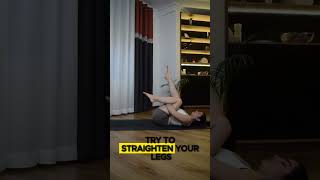 3 Simple Leg Flexibility Exercises in 1 Minute  Quick Yoga Stretch [upl. by Hbaruas]