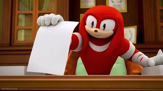 Approved Knuckles Meme Template  All Stamp Scenes  Sonic Boom [upl. by Trina6]