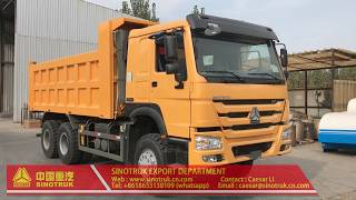 SINOTRUK HOWO 371 HOWO 336 DUMP TRUCK TIPPER CHINA [upl. by Korman]