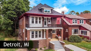 Tour of 2514 Lothrop Street  Detroit MI Real Estate amp Homes [upl. by Allerim]