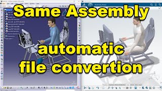 Same files opened in CATIA V5 vs 3D Experience CATIA [upl. by Ellirehs]