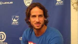 Feliciano Lopez Advances To Houston Semifinals [upl. by Kolb]