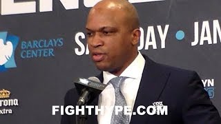 ERROL SPENCE TRAINER DERRICK JAMES NOT SURE IF ANYONE CAN TEST HIM INCLUDING HEAVYWEIGHTS [upl. by Arec301]