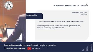 Sesión Academia Argentina de Cirugía  Miércoles 26 de junio de 2024 [upl. by Shaylyn471]