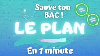 Un PLAN de commentaire en 1 minute  Craquetonbac [upl. by Sandy]