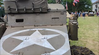 M9A1 Half Track up close at the Southwick Revival 2024 [upl. by Eniale892]