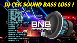 DJ CEK SOUND BASS LOSS  GAK REWELAN FULL ALBUM SPECIAL SUB BASS TEST [upl. by Asirrac]