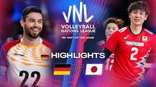 2024 VNL Full Set 5 Japan vs Germany 👀 [upl. by Newmark]