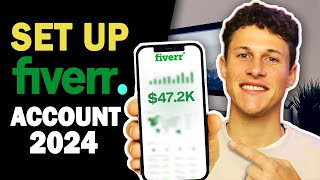 How To Set Up A Fiverr Seller Account 2024 Method [upl. by Anhsirk94]