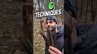 6 Knife Throwing Techniques [upl. by Ranit714]